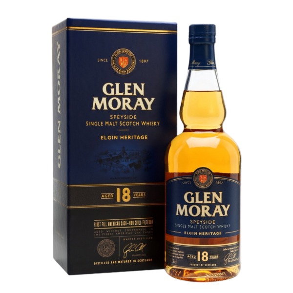 Glen Moray 18YO Speyside Single Malt 700ml