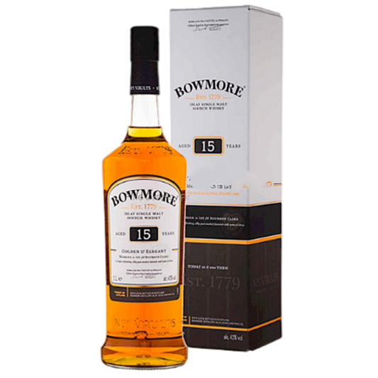 Bowmore 15yo Golden Elegant Islay Single Malt 1L