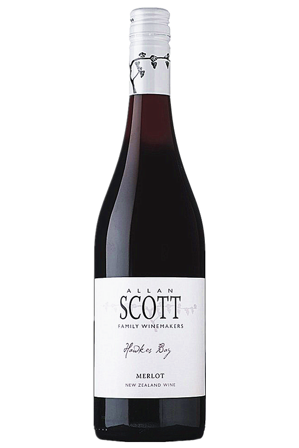 Allan Scott Hawkes Bay Merlot 750ml - White Label